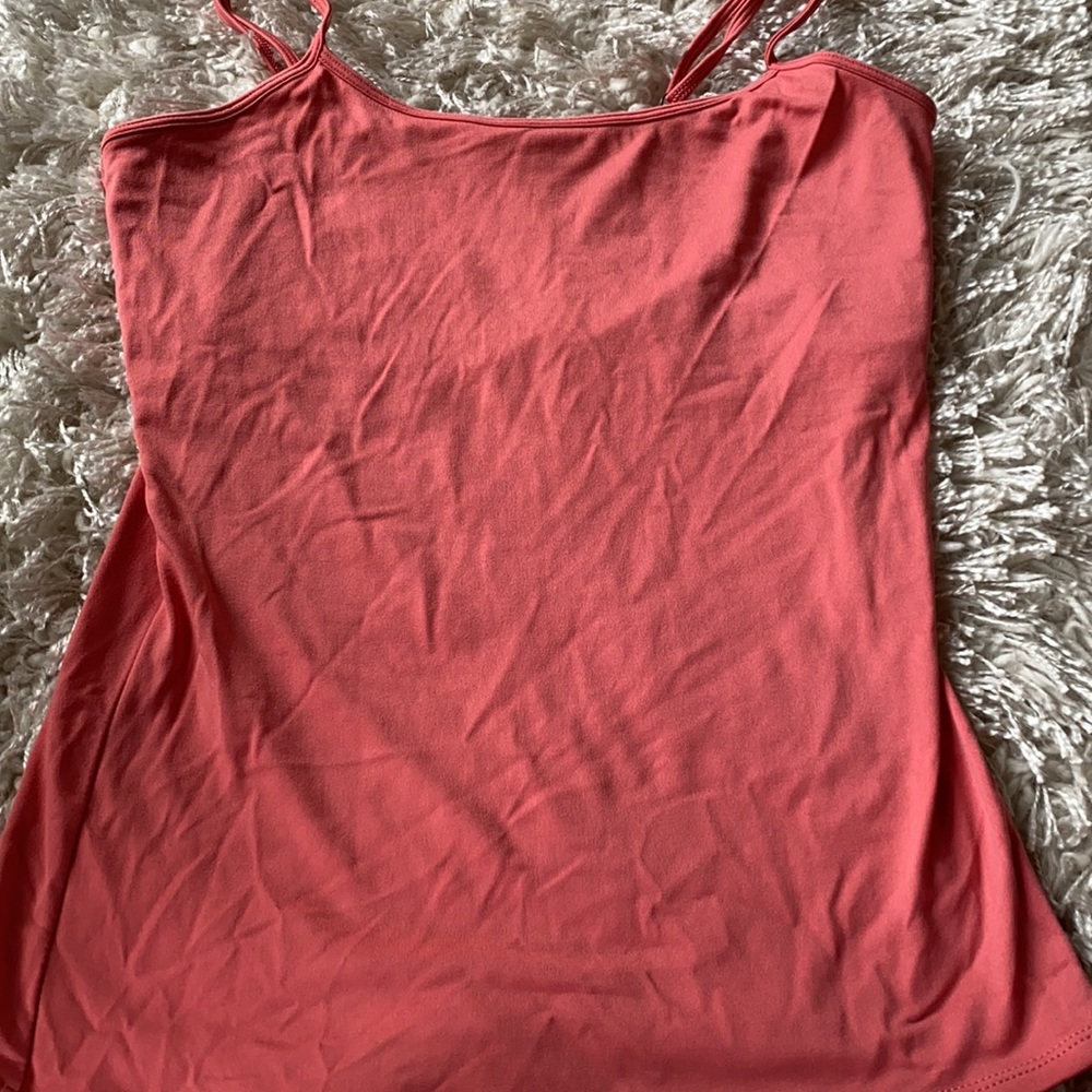 WHBM - spandex tank - coral. Worn once.